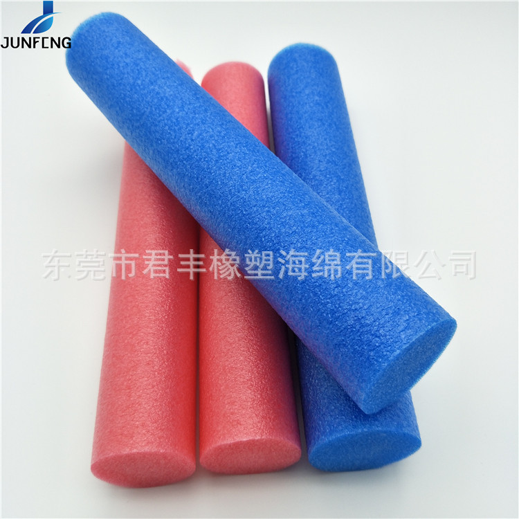 工厂供应 彩色油画墙纸卷芯泡沫棒 实心加硬珍珠棉棒 可定制