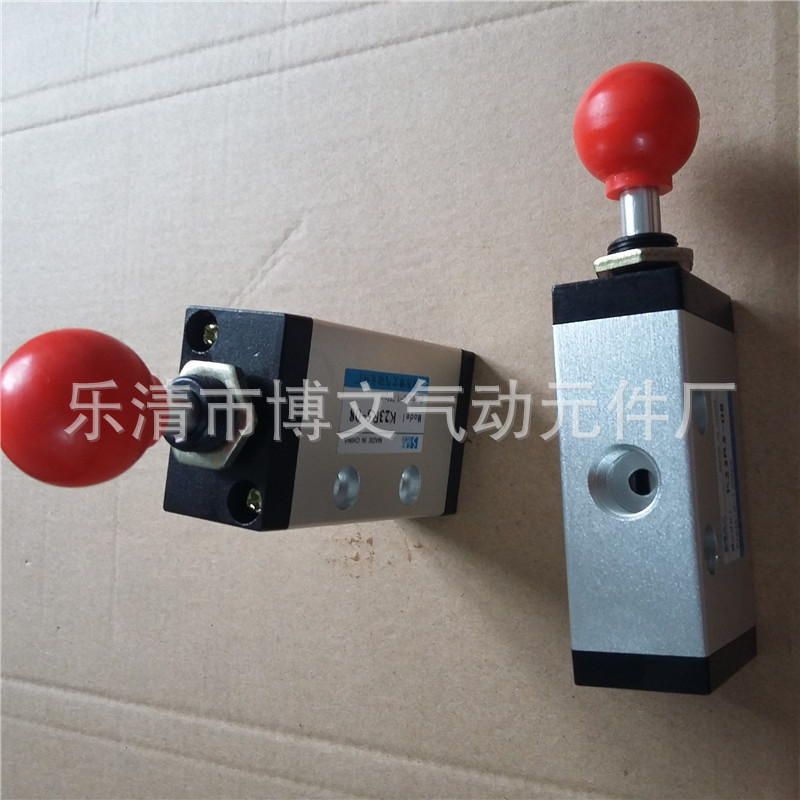 二位三通手拉阀K23R5-08 气控手动阀 2分PT1/4螺纹