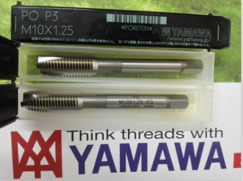 代理原装日本YAMAWA不锈钢用丝锥SU+SP M3*0.5 螺旋盲孔丝攻