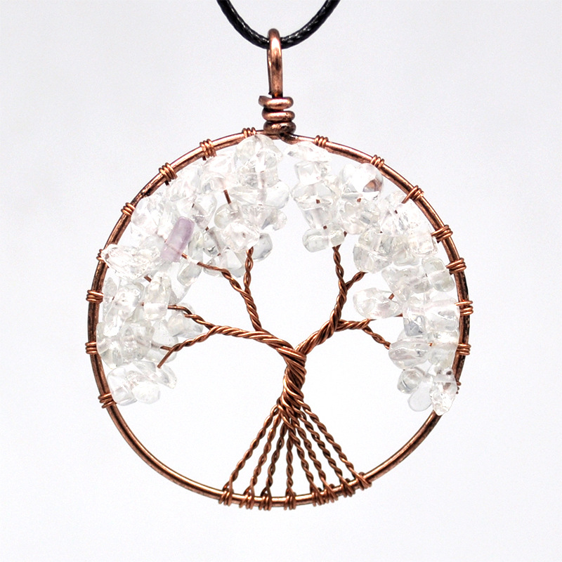 Fashion Water Droplets Copper Plating Natural Stone Pendant Necklace 1 Piece display picture 86