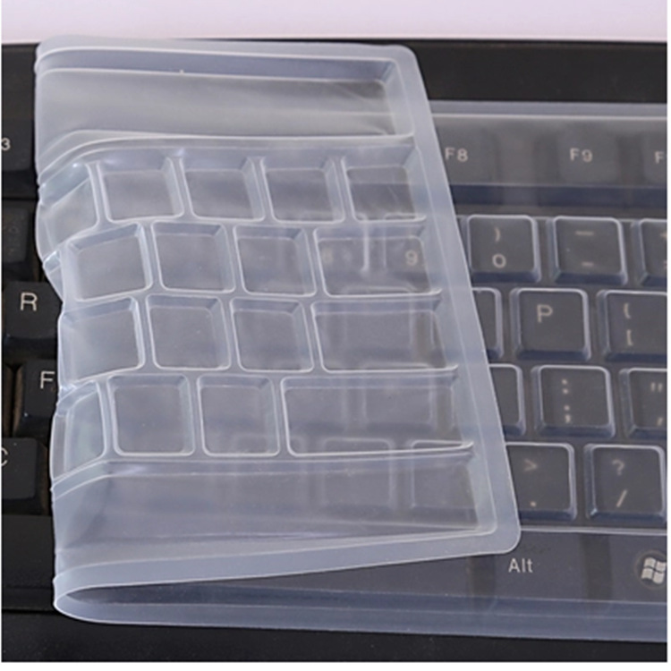 Wholesale desktop keyboard protective film, dust-proof silicone, comfortable to the touch, transparent with key keyboard film undefined