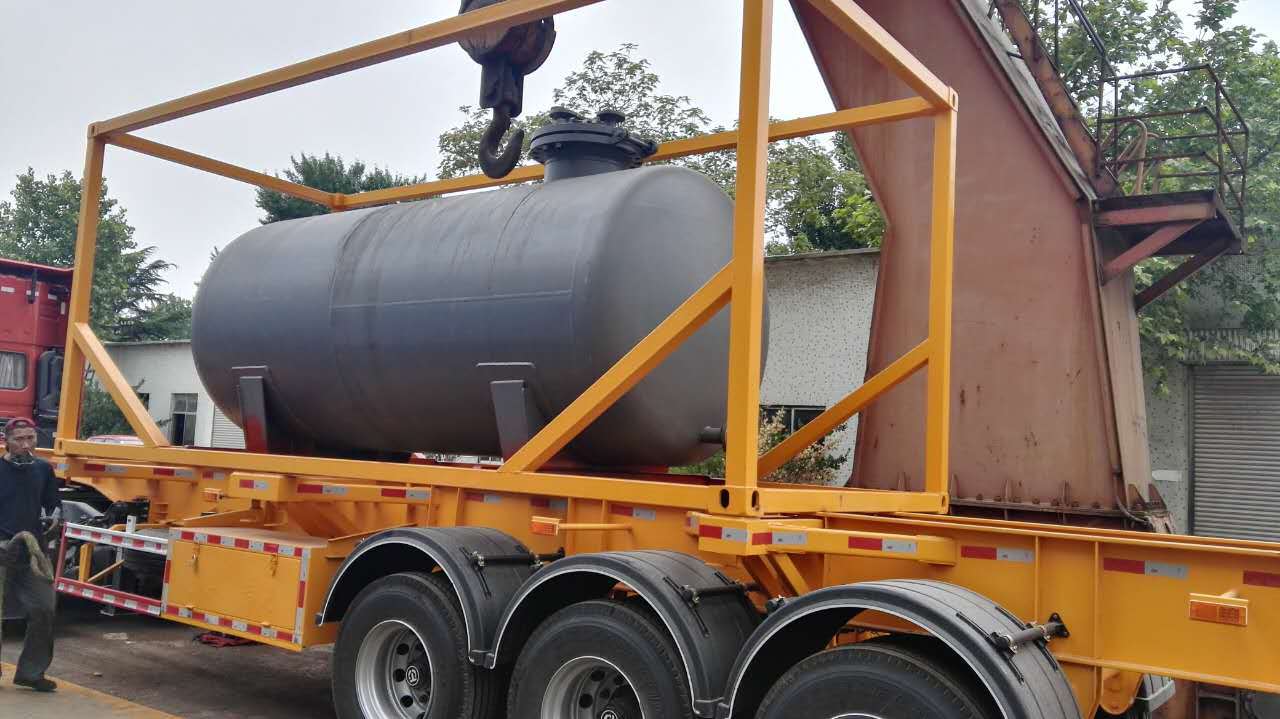 框架集装箱溴素运输槽车,运输罐车