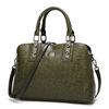 Fashionable shoulder bag, one-shoulder bag, suitable for import, crocodile print
