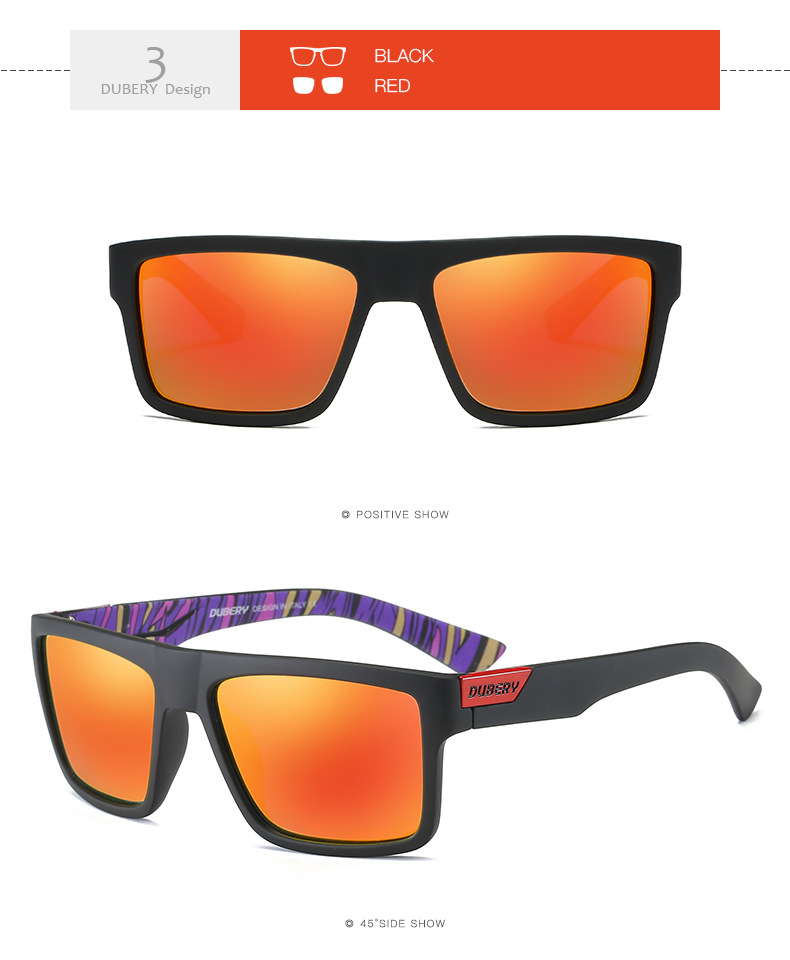 Outdoor Occasion Sports Geometric Tac UV400 Protection Square Full Frame Men's Sunglasses