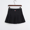 一件代发春夏秋冬女装学院风高腰修身显瘦百褶裙网球裙半身短裙裤|ms