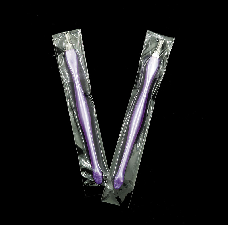 Herramientas de uñas piel muerta cuchillo de empuje piel muerta tenedor reparación Borde de uñas cutina recorte de uñas pala de piel muerta OFERTA ESPECIAL