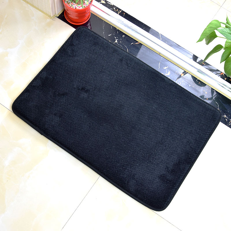 Fluff Slow rebound sponge Mat Shower Room non-slip ventilation pineapple Mesh non-slip mat Pad door mat LOGO
