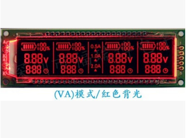 智能充电器液晶屏/ VA屏/负显/背光颜色可选