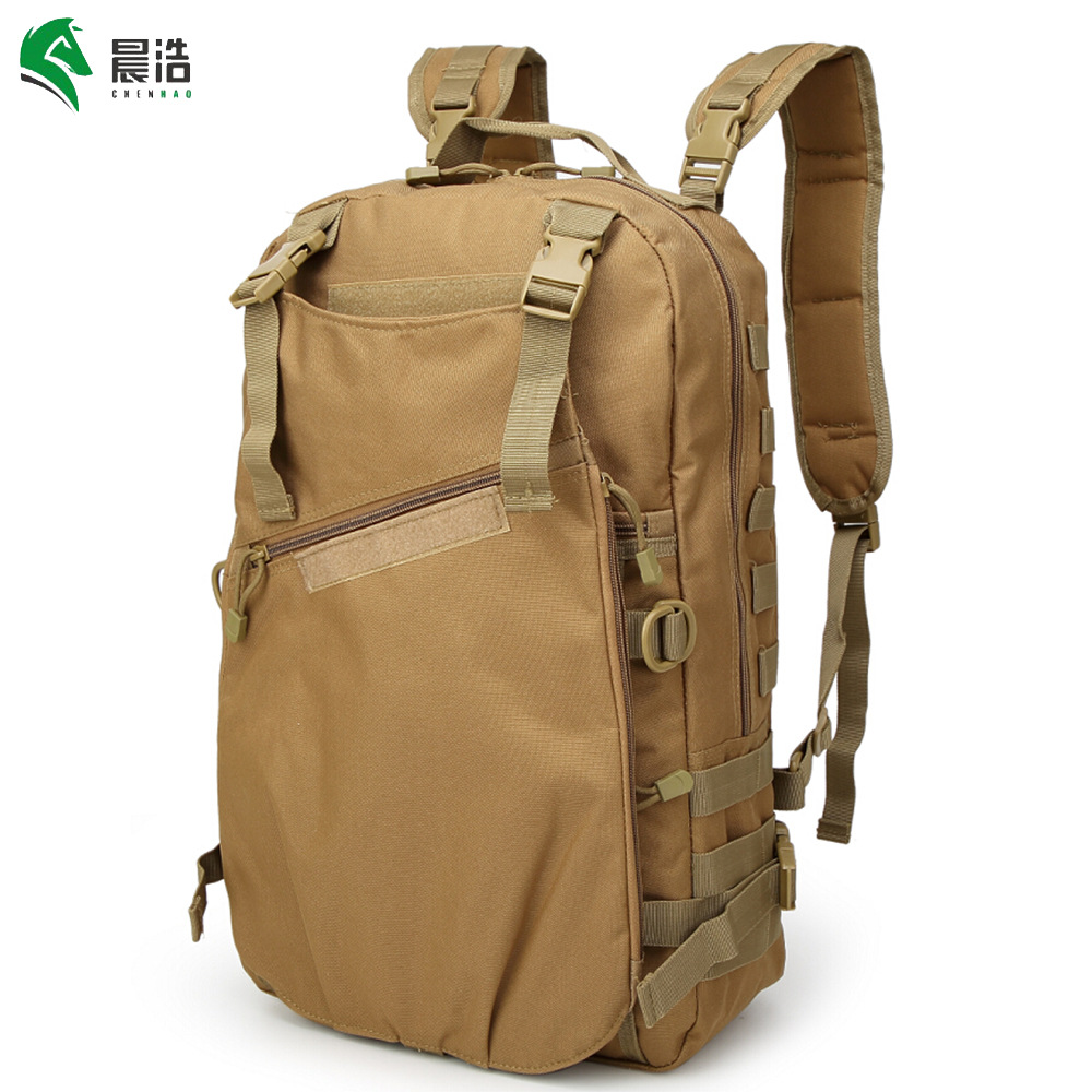 厂家新款35L牛津子母包户外求生背包 绝地求生三级迷彩吃鸡包批发