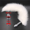 Imitation of fox tail anal plug couple sex products