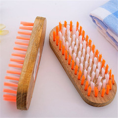 福信廠家直銷日用洗衣刷 耐用家居鞋子清潔刷多功能木刷清潔批發