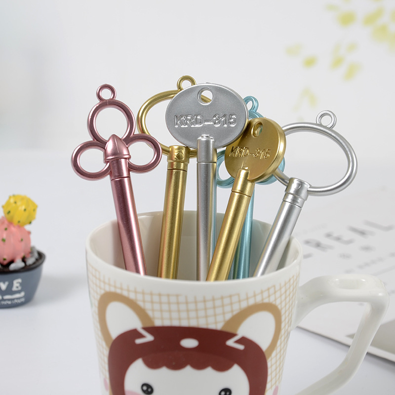 18g Weight Gel Pen Stationery Type A41 Key Gel Pen Creative Retro Stationery Office Supplies Student Small Gifts