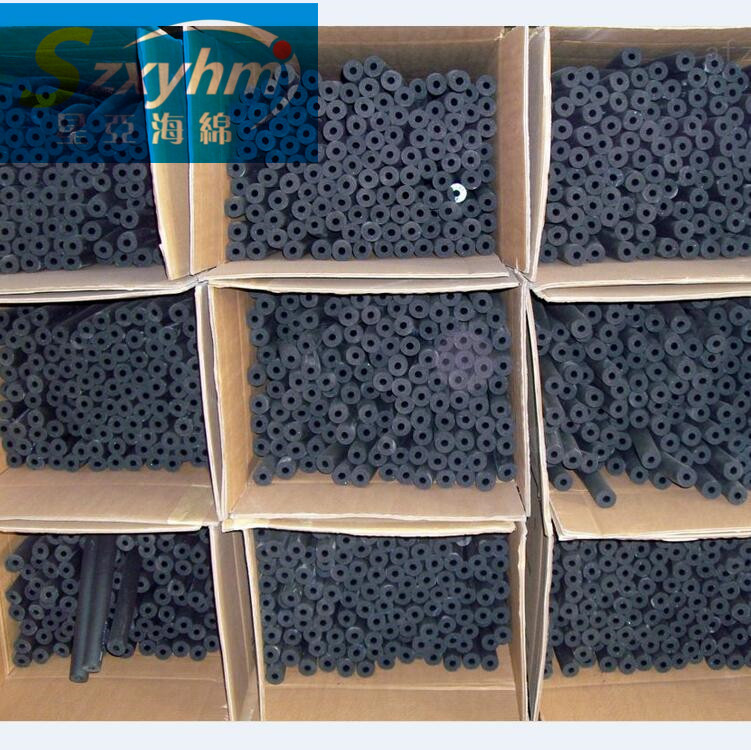 磨砂倒角NBR管保温套 A密高弹力橡塑海绵管 耐磨橡塑海绵管套