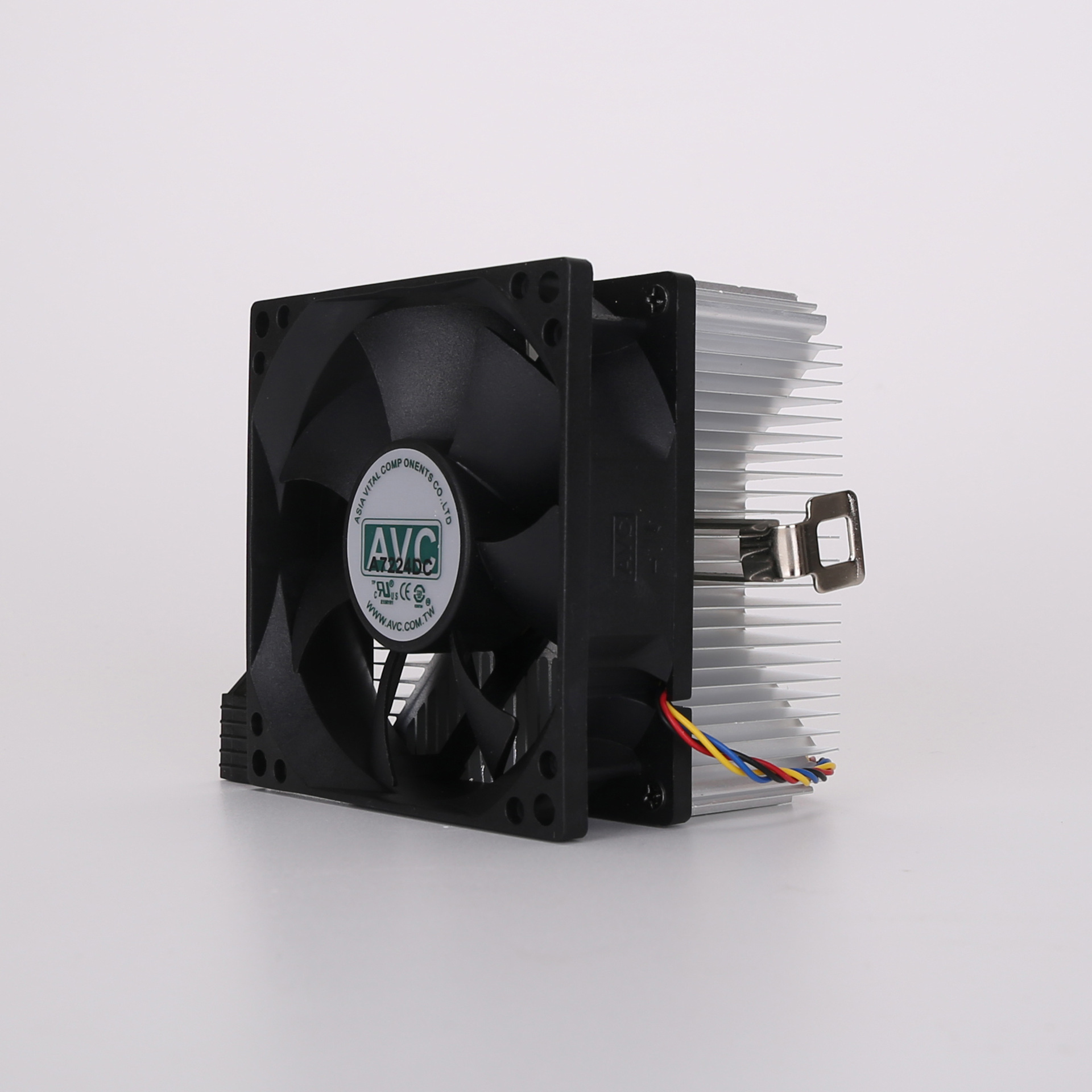 cpu风扇 电脑散热器 AMD英特尔通用 铜色 带灯 发光 AVC同款-阿里巴巴