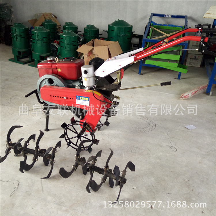 柴油6马力微耕机 手推式汽油动力除草翻地机 园林专用微耕机
