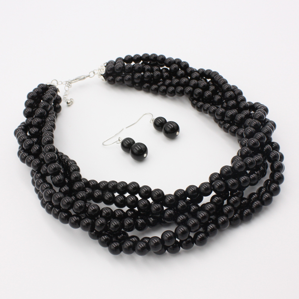 Occident and the United States pearlnecklace (gray)NHCT0085-gray