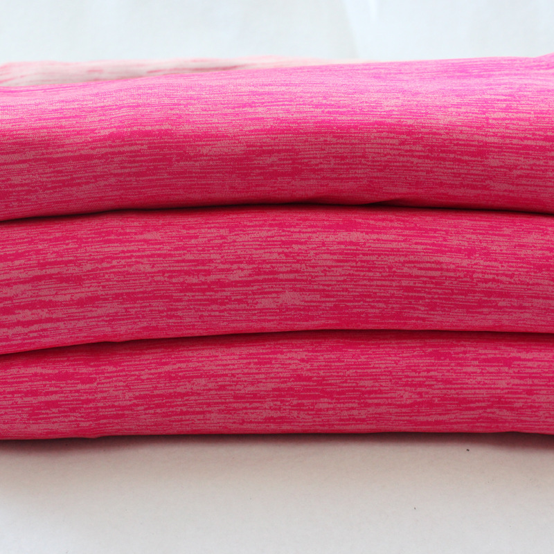 厂家直销针织印花全棉竹节汗布 现货供应服装针织单面竹节棉汗布