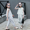 Set, summer fashionable summer clothing, top, shorts, trousers, western style, suitable for teen