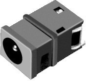 DC00450 DC电源插座贴片内针Φ1.3