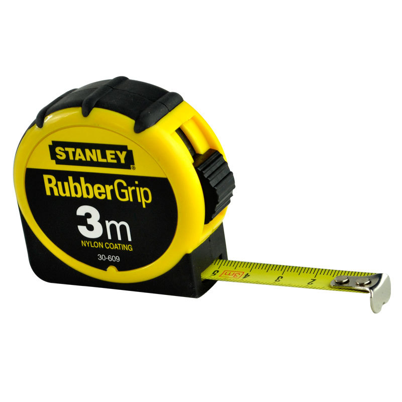 史丹利3米橡塑公制卷尺高精度耐磨木工米尺装修测量卷尺30-609-23