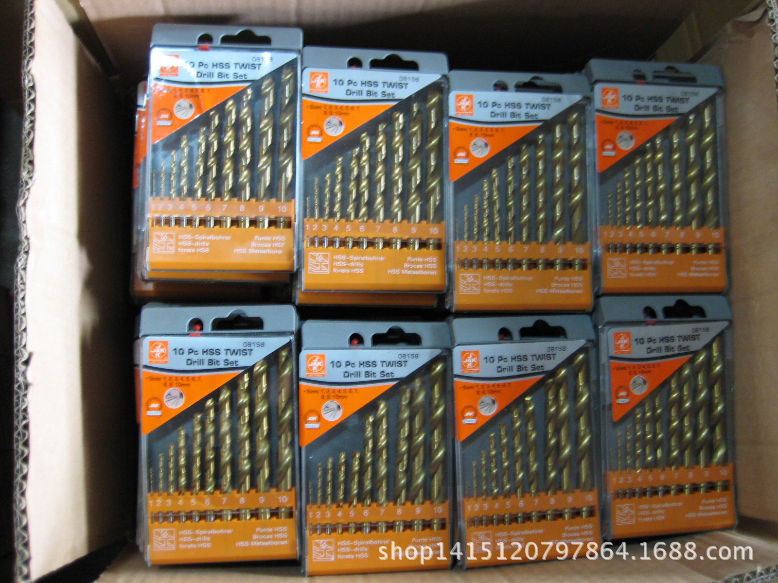10件套麻花钻/10PC麻花钻头/镀钛麻花钻/10件套镀钛麻花钻/镀钛钻