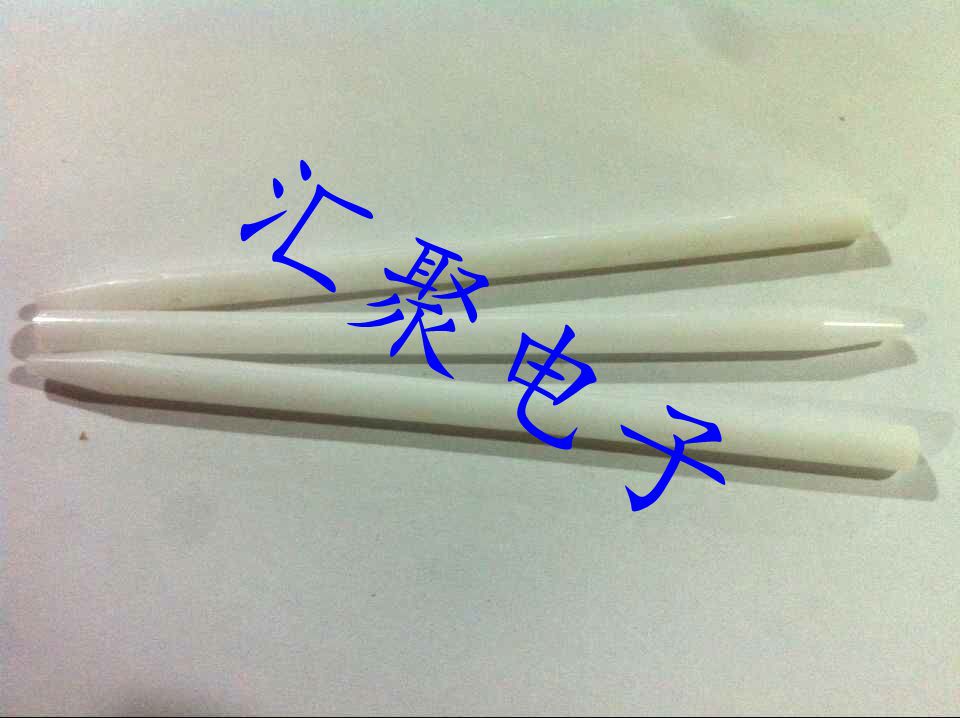 POM棒 压棒Φ6*110mm白色尖头压棒、胶棒、测试架工装配件 M3内牙