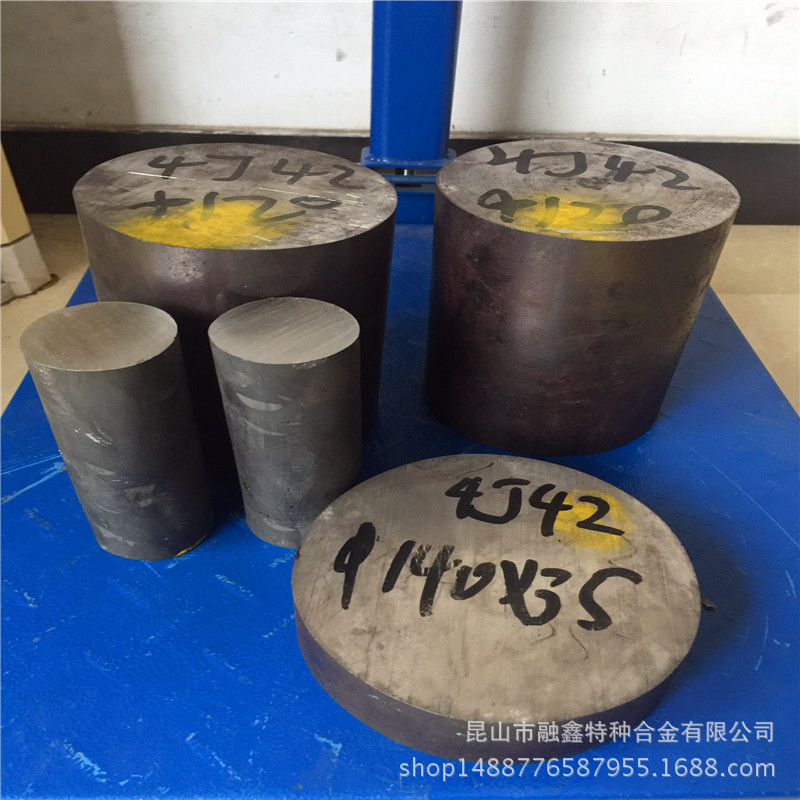 厂家直销 低膨胀封接用4J42铁镍合金棒 高温合金无缝管 规格齐全