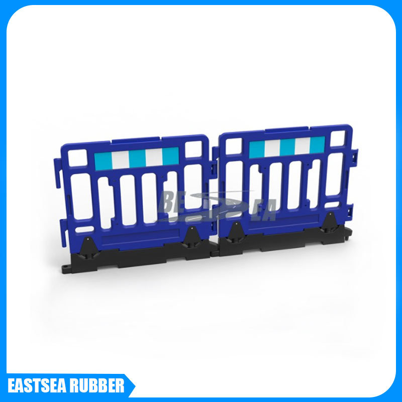 厂家供应 东海1.1米大底座塑料隔离栏 建筑工地隔离栏 安全防护栏