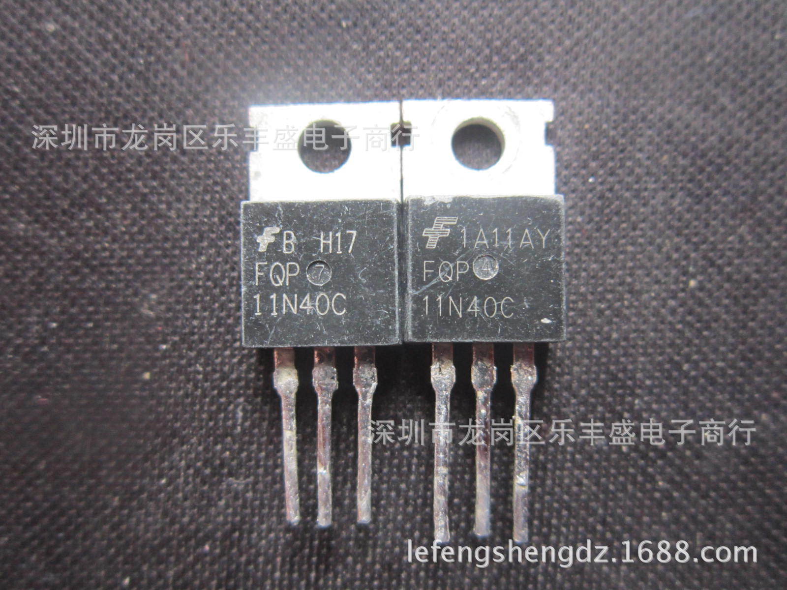 FQP11N40C 拆机仙童 TO-220 N通道 功率MOSFET 10.5A 400V