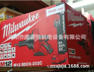 批发美国 Milwaukee米沃奇 充电管道疏通器 M12BDC6-202C