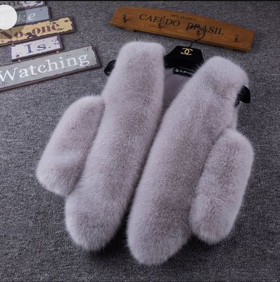 童裝皮草外套馬甲定做仿狐狸毛水貂毛各種仿皮草支持來圖定做