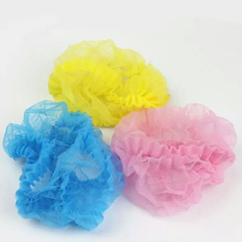 Disposable hat non-woven fabric dust-proof and oil-proof shower cap strip hat headgear surgical catering protective hat beauty salon