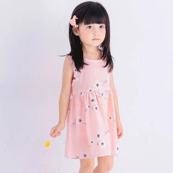 666 cotton and linen-pink glory flower