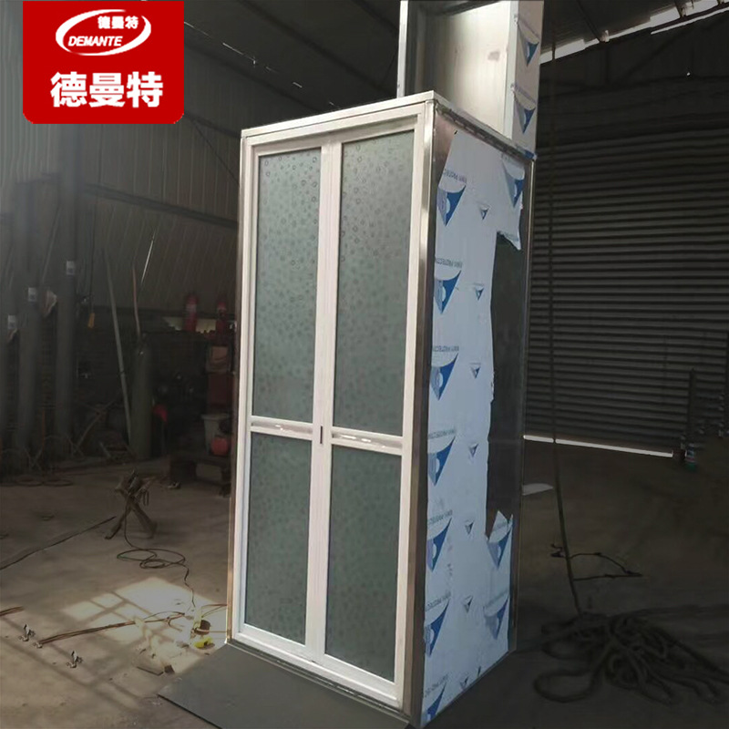 2层简易电梯液压升降机别墅家用小型电梯无底坑无机房老人电梯