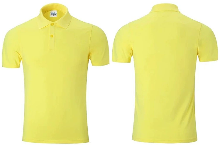 Cotton polo for work, with short sleeve, custom-made