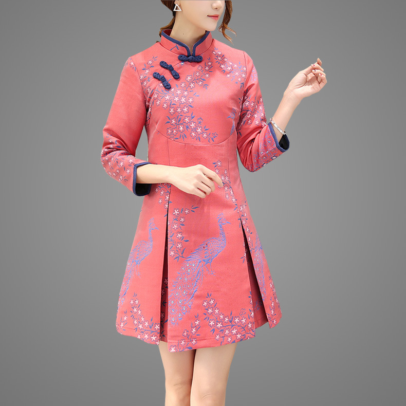 琵琶扣連衣裙_01