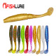 Sinking Paddle Tail Fishing Lure Soft Plastic Baits Fresh Water Bass Swimbait Tackle Gear