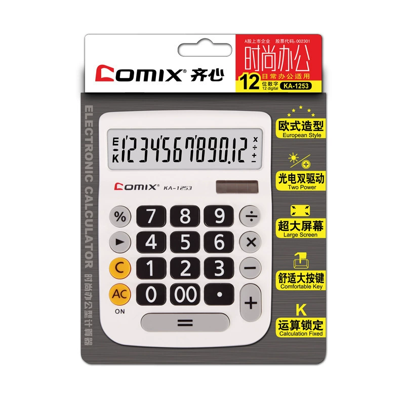 Калькулятор Qixin KA-1253, Qixin 1253, офисный калькулятор