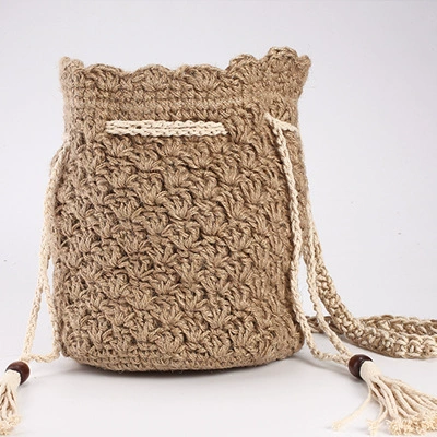 Beach straw ethnic shoulder bag, 2019, ethnic style