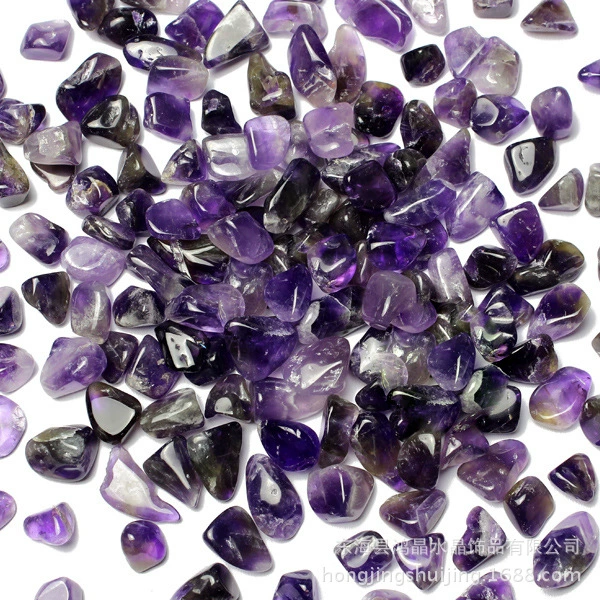 Natural ore with amethyst, aquarium, flowerpot