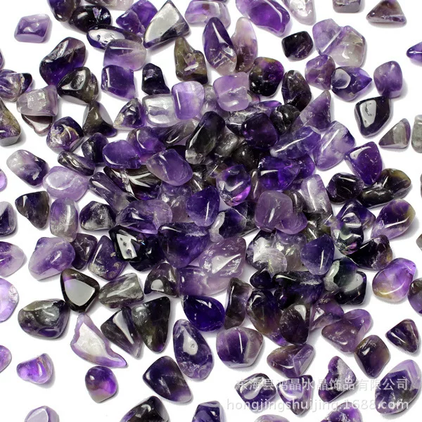 Natural ore with amethyst, aquarium, flowerpot
