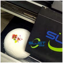 廣州個性定制足球打印機 在球面上高清打印圖文LOGO 足球uv打印機