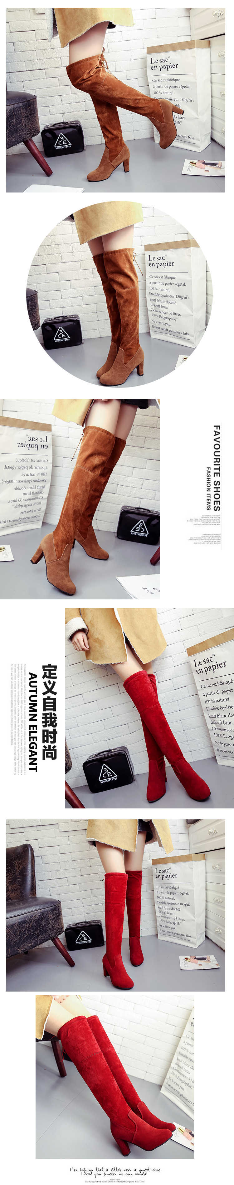 Bottes femme en Daim - Ref 3354742 Image 29