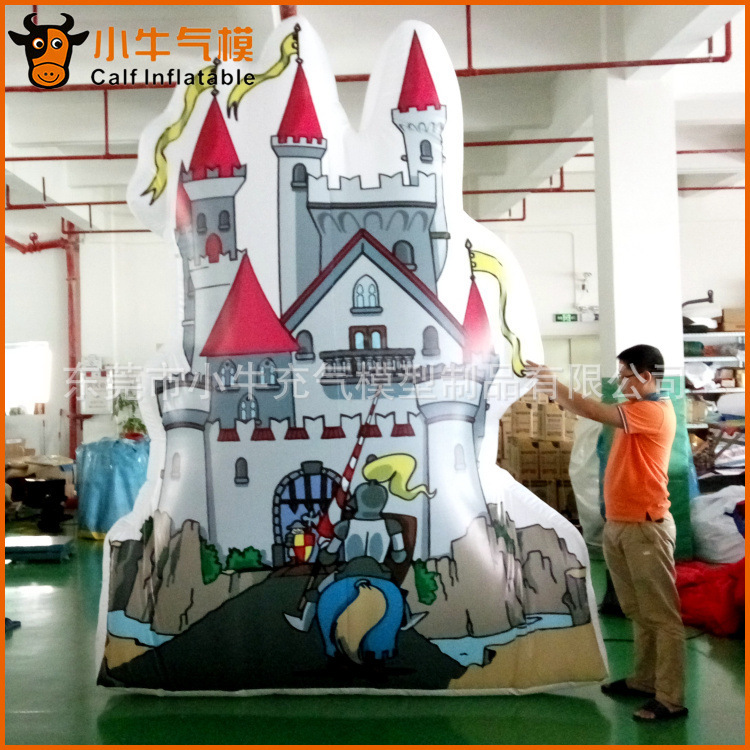 充气模型 城堡墙气模 活动现场宣传 来样定制各种造型气模