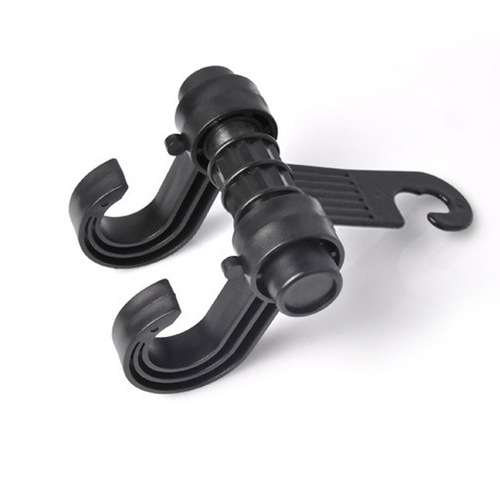 Plastic hooks for car seats, hidden double hooks for clothes storage, multi-functional small hooks for chair back and sundries in the car
