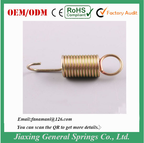 厂家提供高品质压缩弹簧 单钩拉簧 工业拉簧弹簧定制加工订做