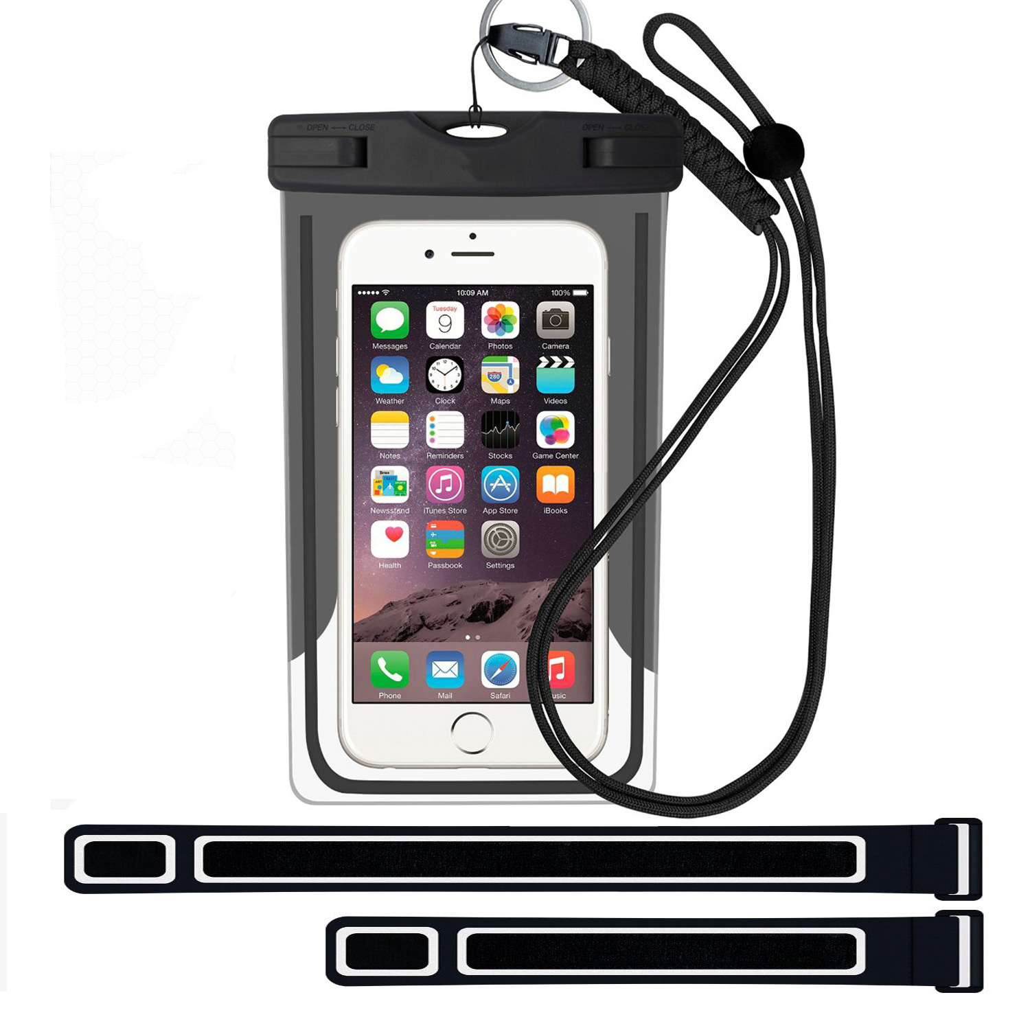 户外运动防水袋 夜光手机 防水袋户外防水包触屏透明手机防水袋