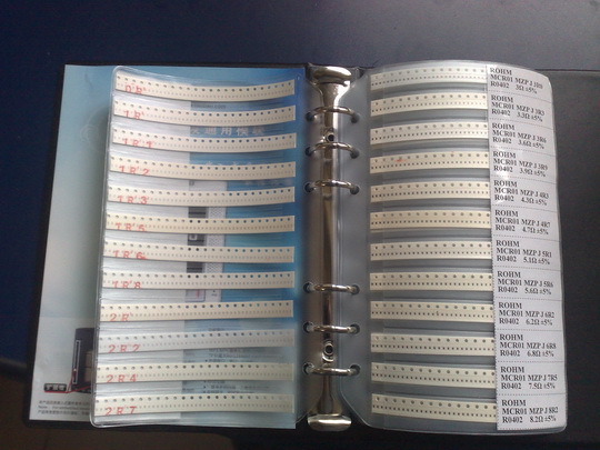 170种1206贴片电阻一次买 样品本 样品盒 元件集 元件册 电阻包