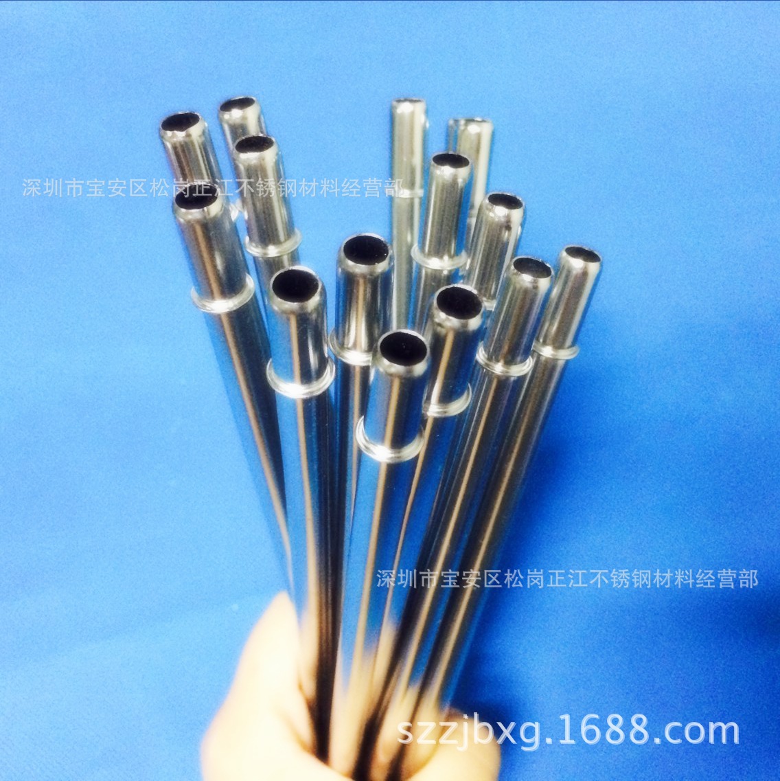 星新巴克不锈钢吸管  8mm鼓包不锈钢吸管 定位圈吸管杯配套吸管