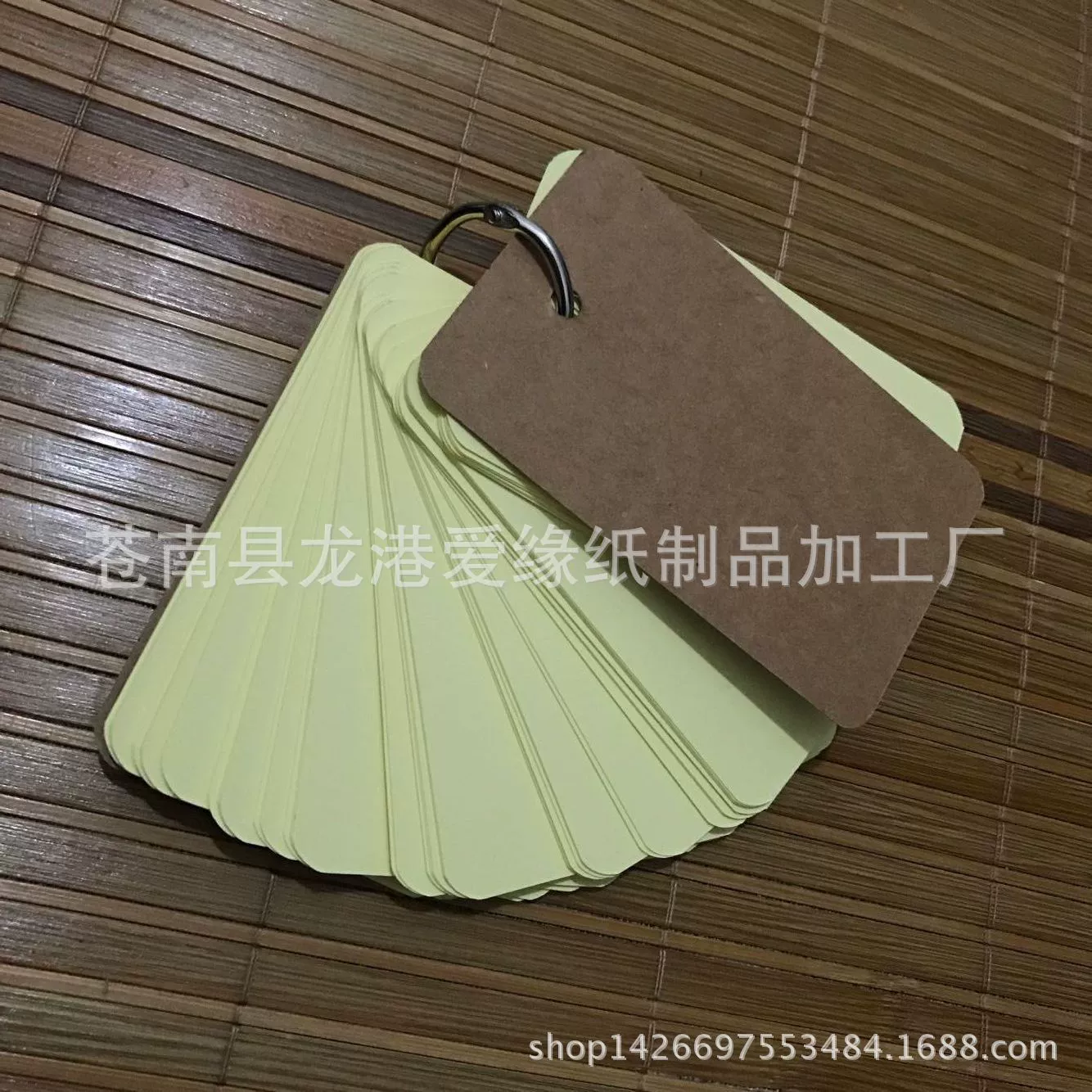 Карты-слова Vocabulary Flash Cards, пронумерованные колец, 9×5.4 см, 50 страниц, Разноцветные обложки